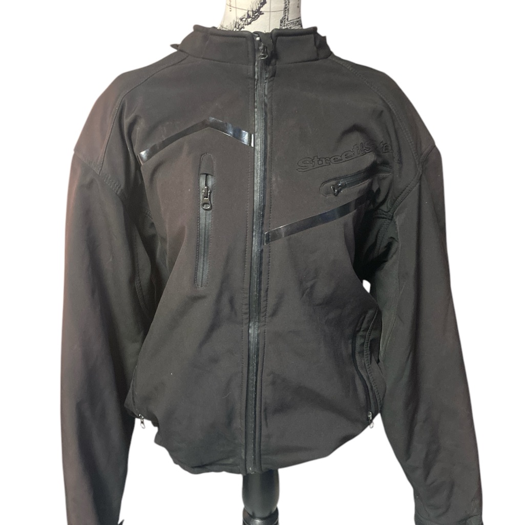 Street & Steel Mens Motorcycle Jacket Size Xxl Armor Padded Protection
